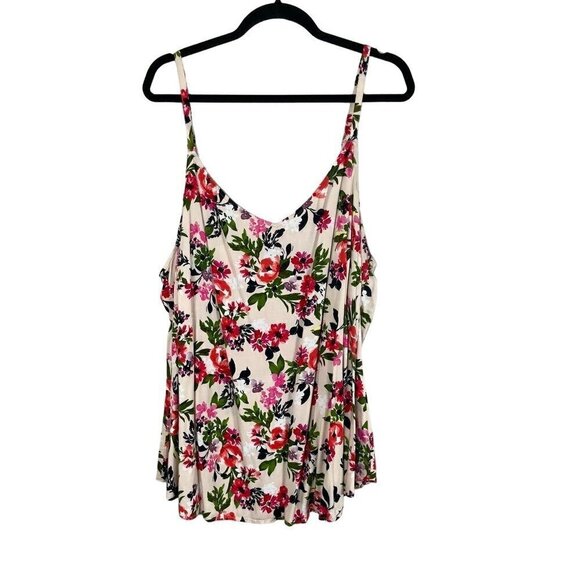Torrid Top 4X Pink Babydoll Pullover Floral Boho Western Concert Preppy Feminine - Picture 1 of 12